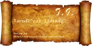 Tarnóczi Ildikó névjegykártya